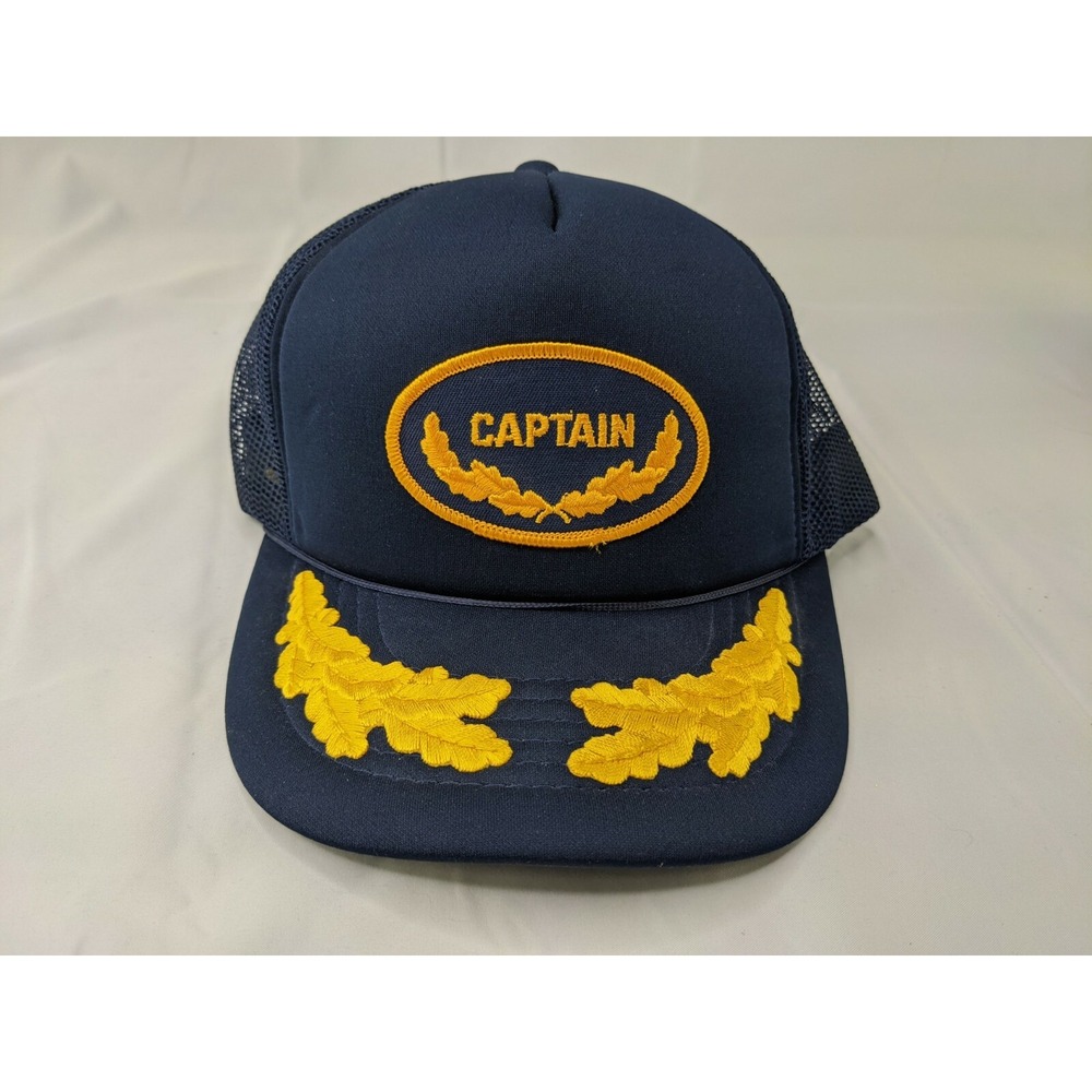 YoungAn Hat Co Snapback Hat‎ Captain Mesh Foam Scrambled Eggs